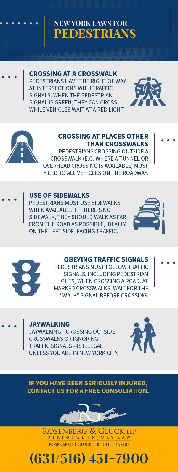 New York Laws For Pedestrians