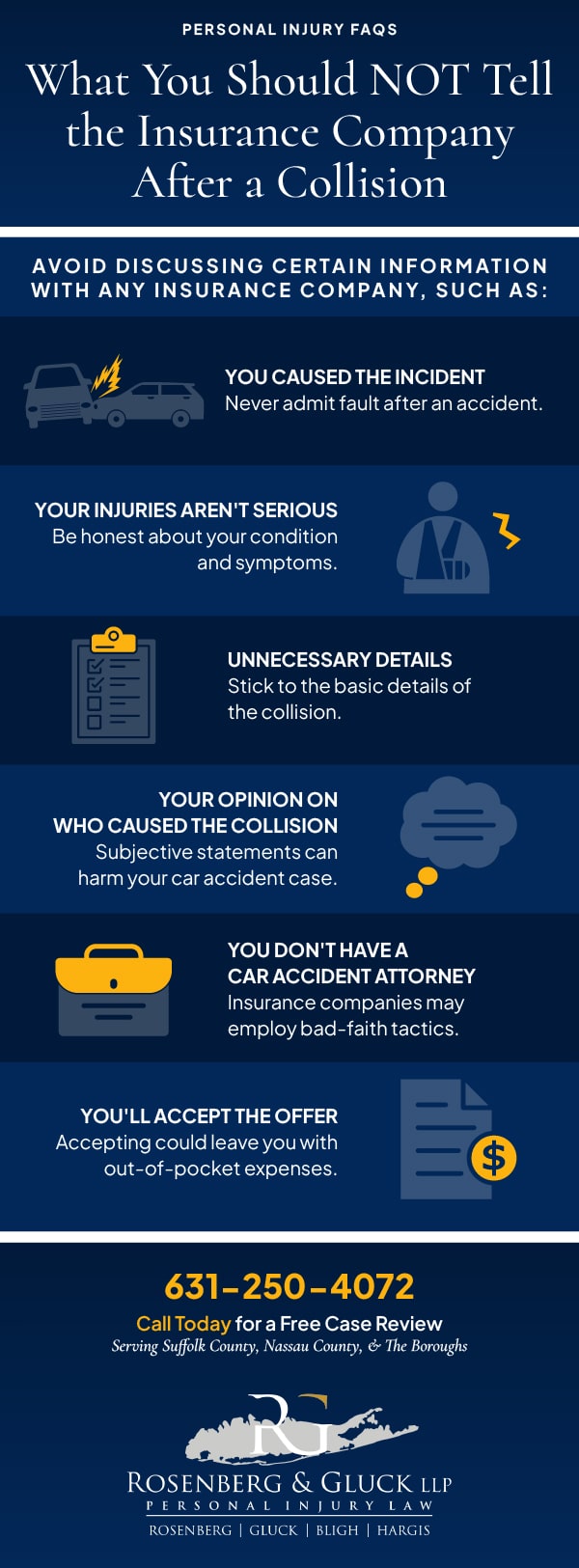 What You Should NOT Tell the Insurance Company After a Collision