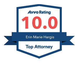 Avvo Rating 10.0 Erin M. Hargis Top Attorney