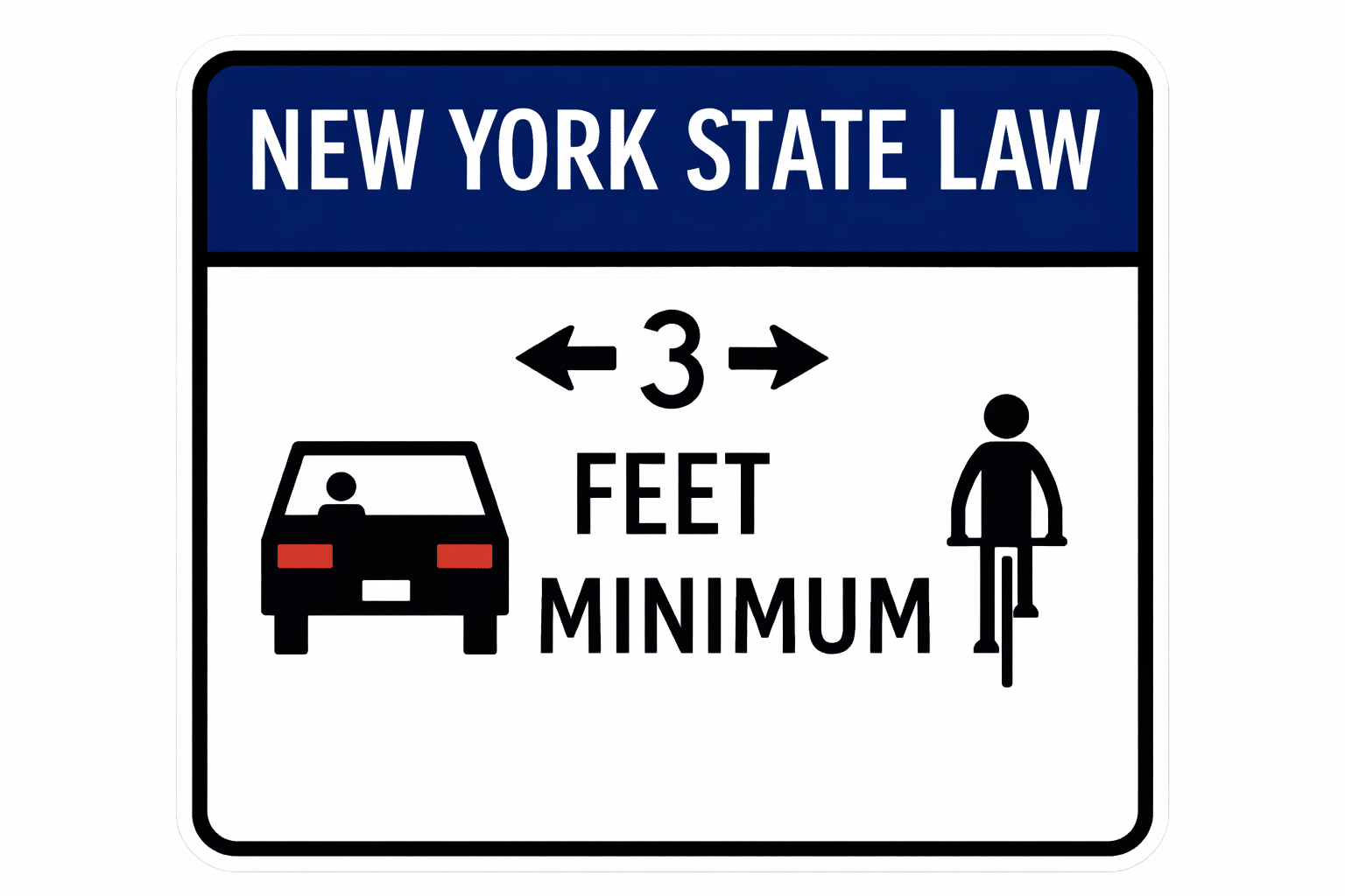 Three-Foot Passing Law in New York State