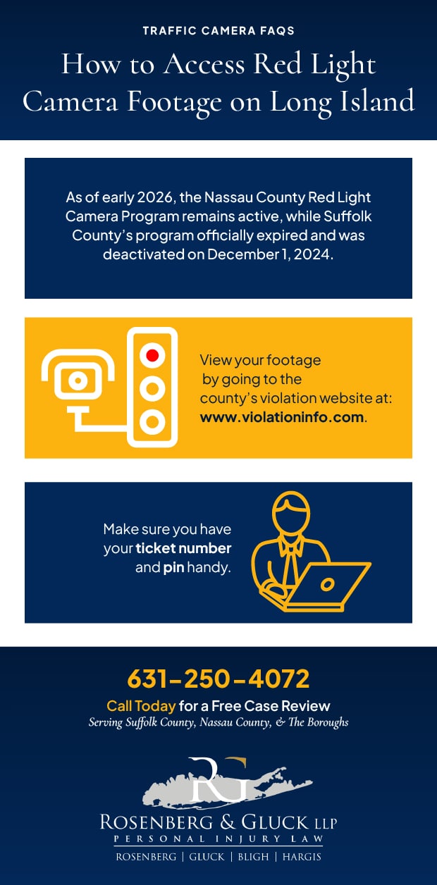 How to Access Red Light Camera Footage on Long Island